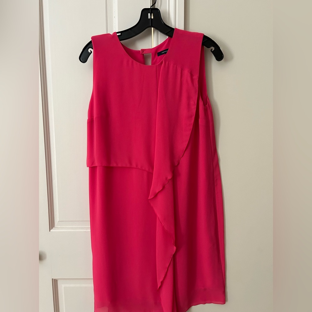 French Connection James Sheet Frill Side Dress